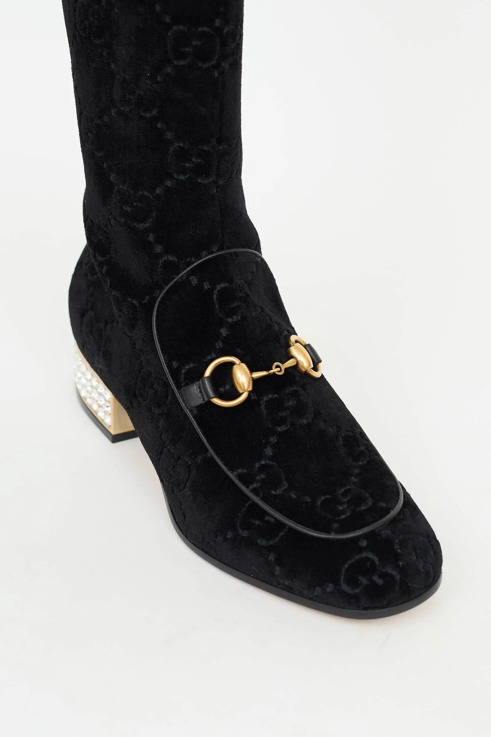 Velvet GG Boot sold by VSP Consignment product image thumbnail 2