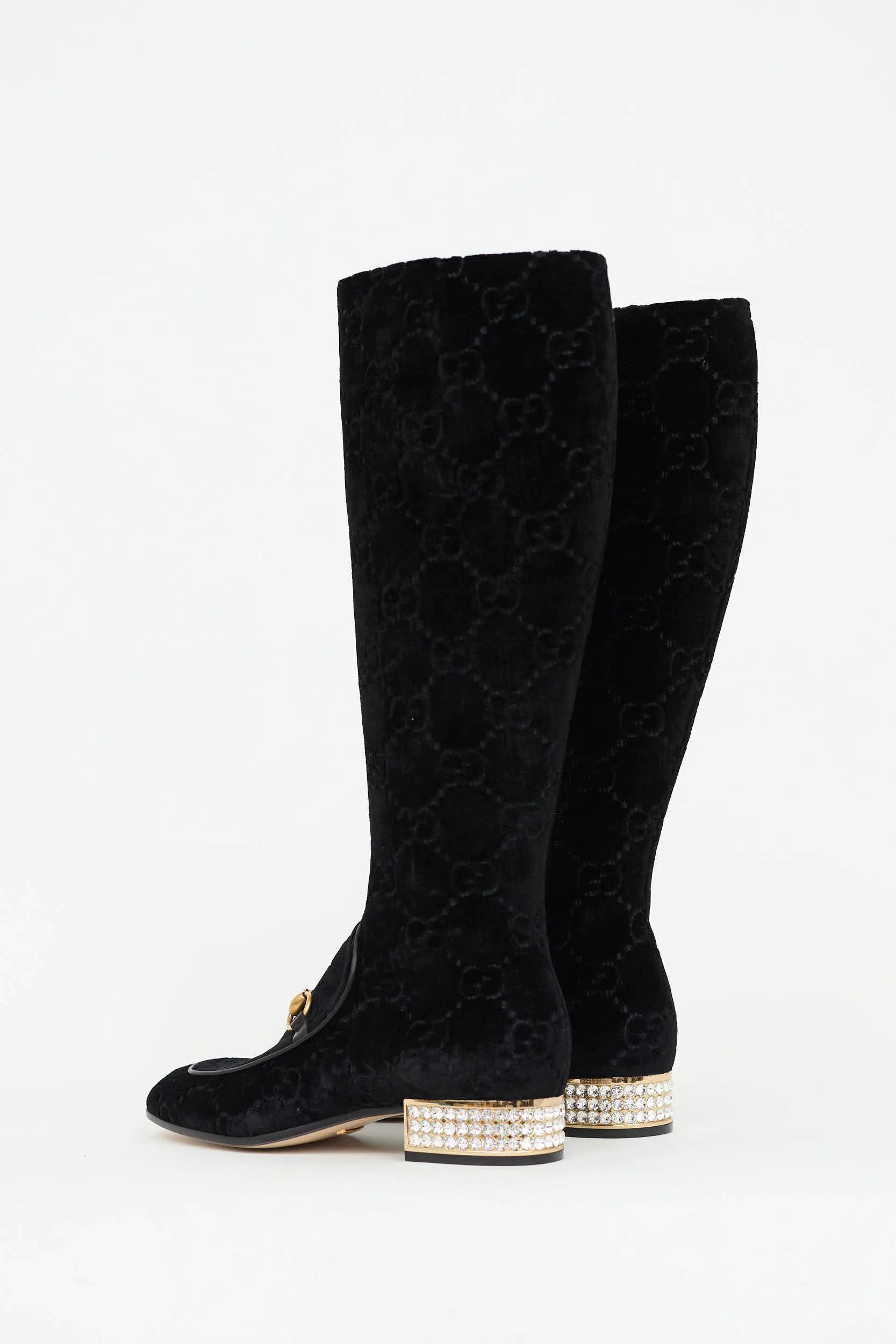 Velvet GG Boot sold by VSP Consignment product image thumbnail 5