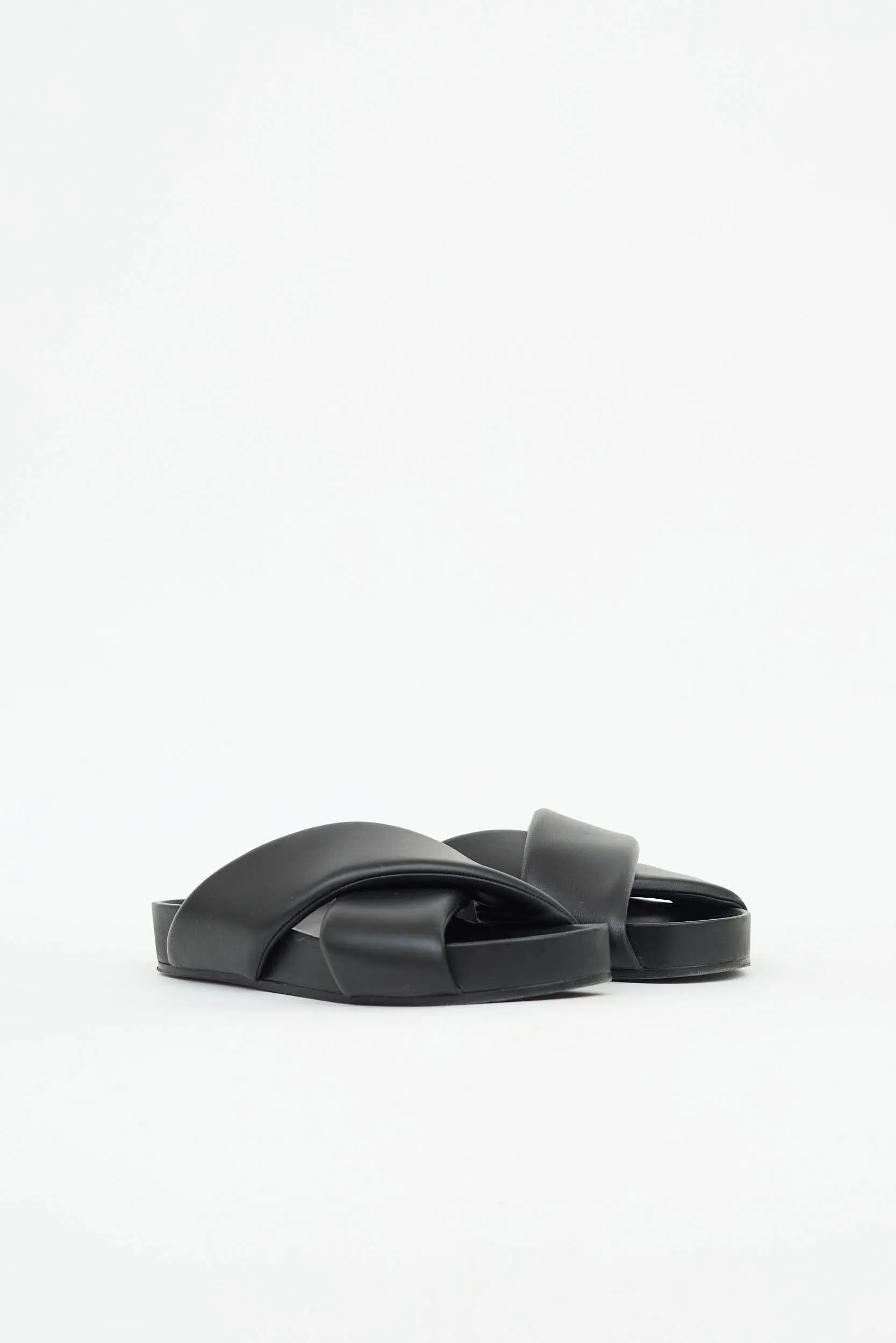 Leather Criss Cross Slide sold by VSP Consignment product image thumbnail 3