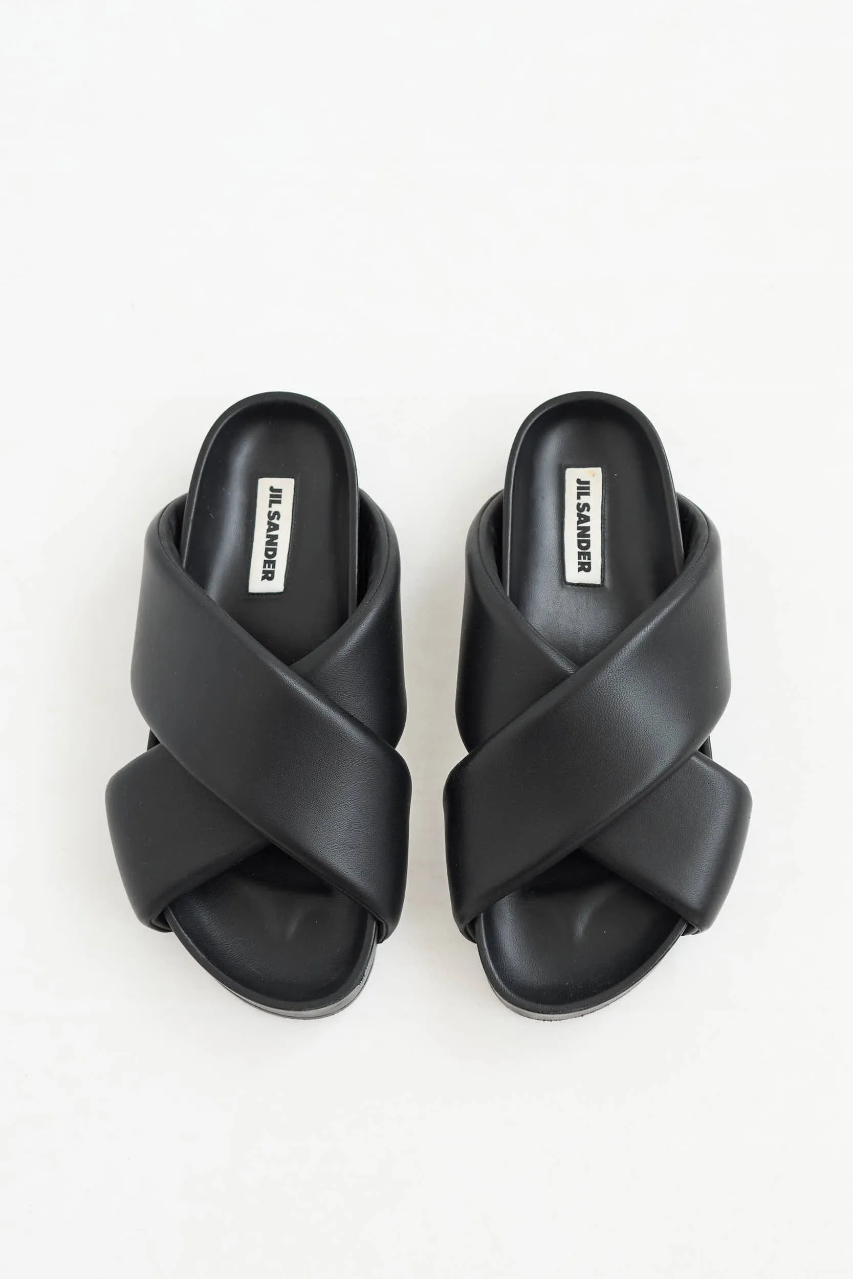 Leather Criss Cross Slide sold by VSP Consignment