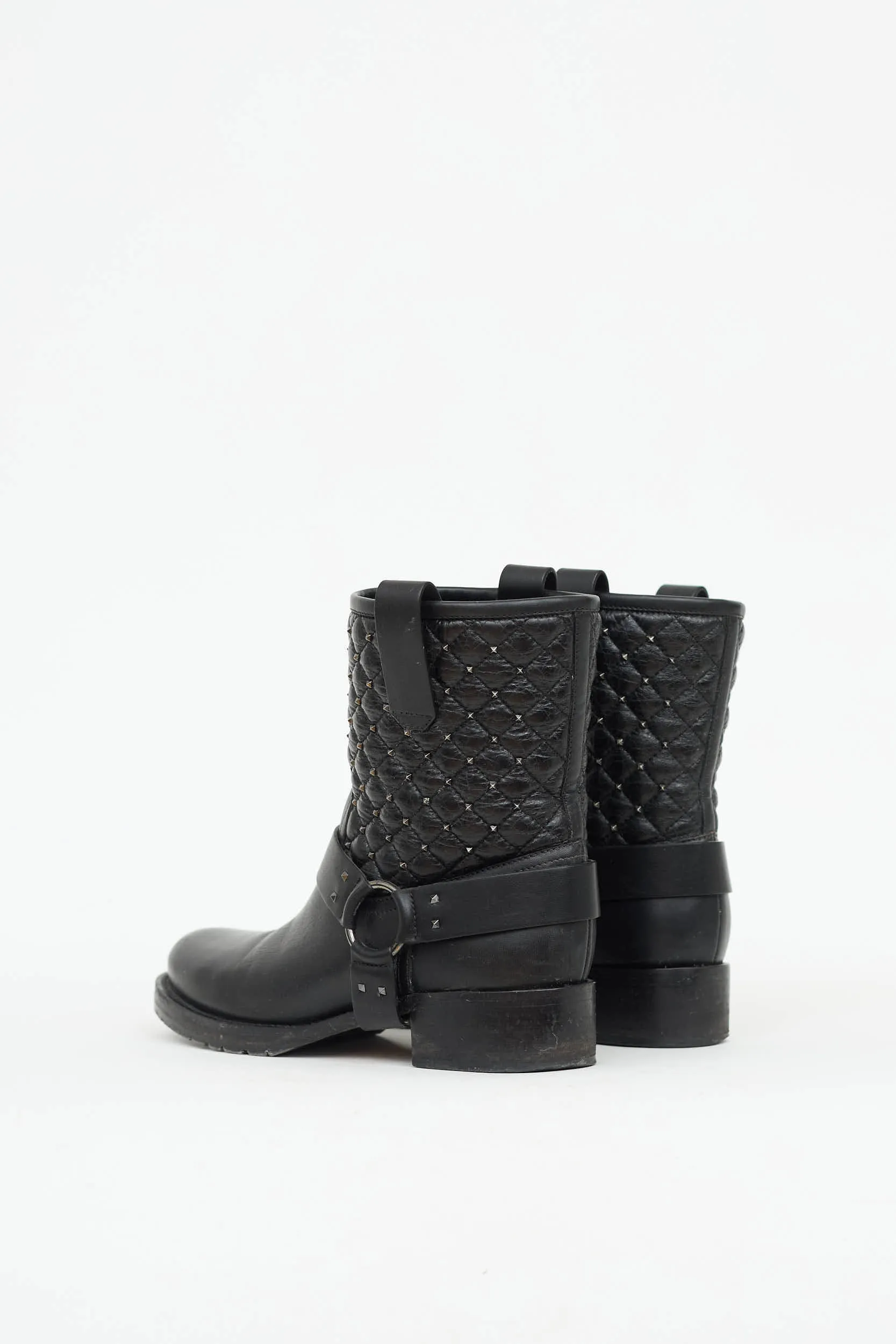 Quilted Rockstud Ankle Boot sold by VSP Consignment product image thumbnail 4