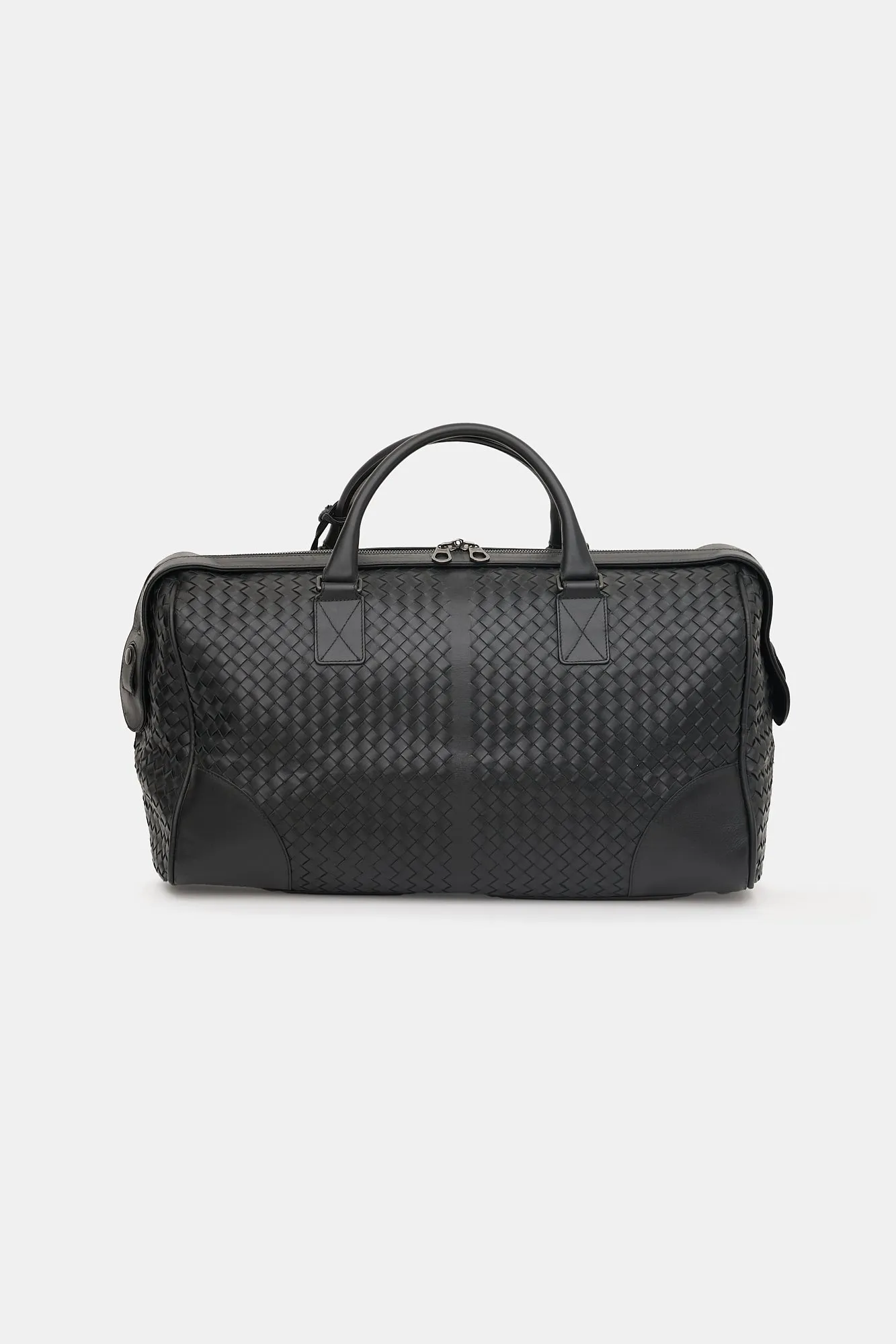 Intrecciato Leather Large Duffle Bag sold by VSP Consignment product image thumbnail 2