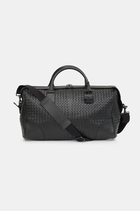 Intrecciato Leather Large Duffle Bag made by Bottega Veneta