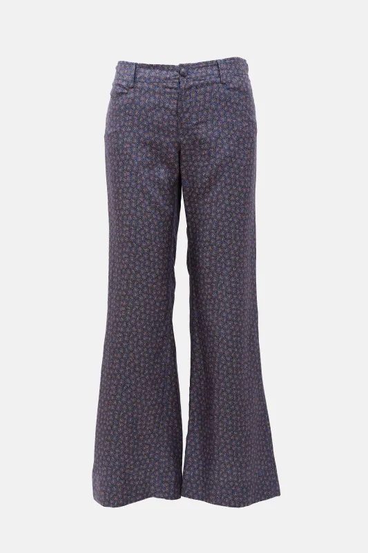 SS 2008 Silk Patterned Pant made by Roberto Cavalli