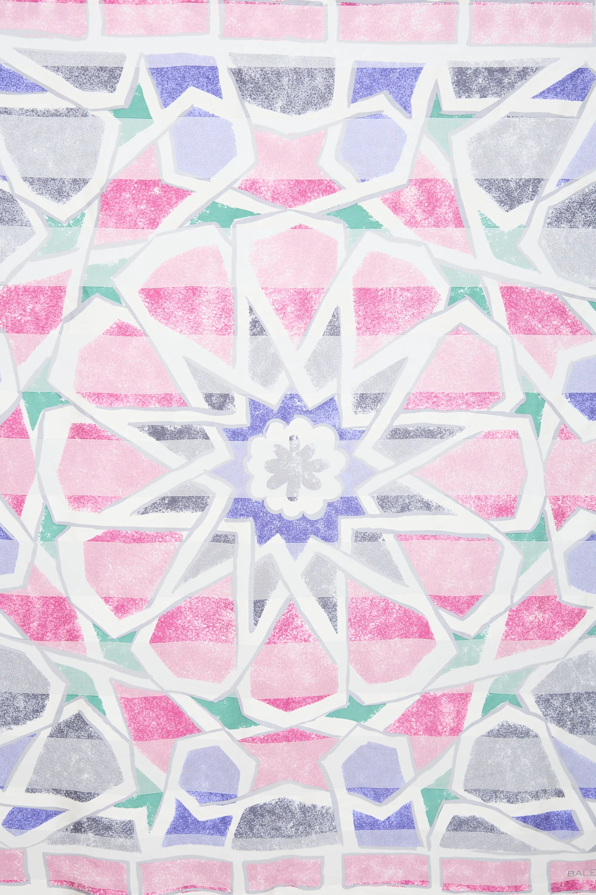 Silk Geometric Scarf sold by VSP Consignment product image thumbnail 2