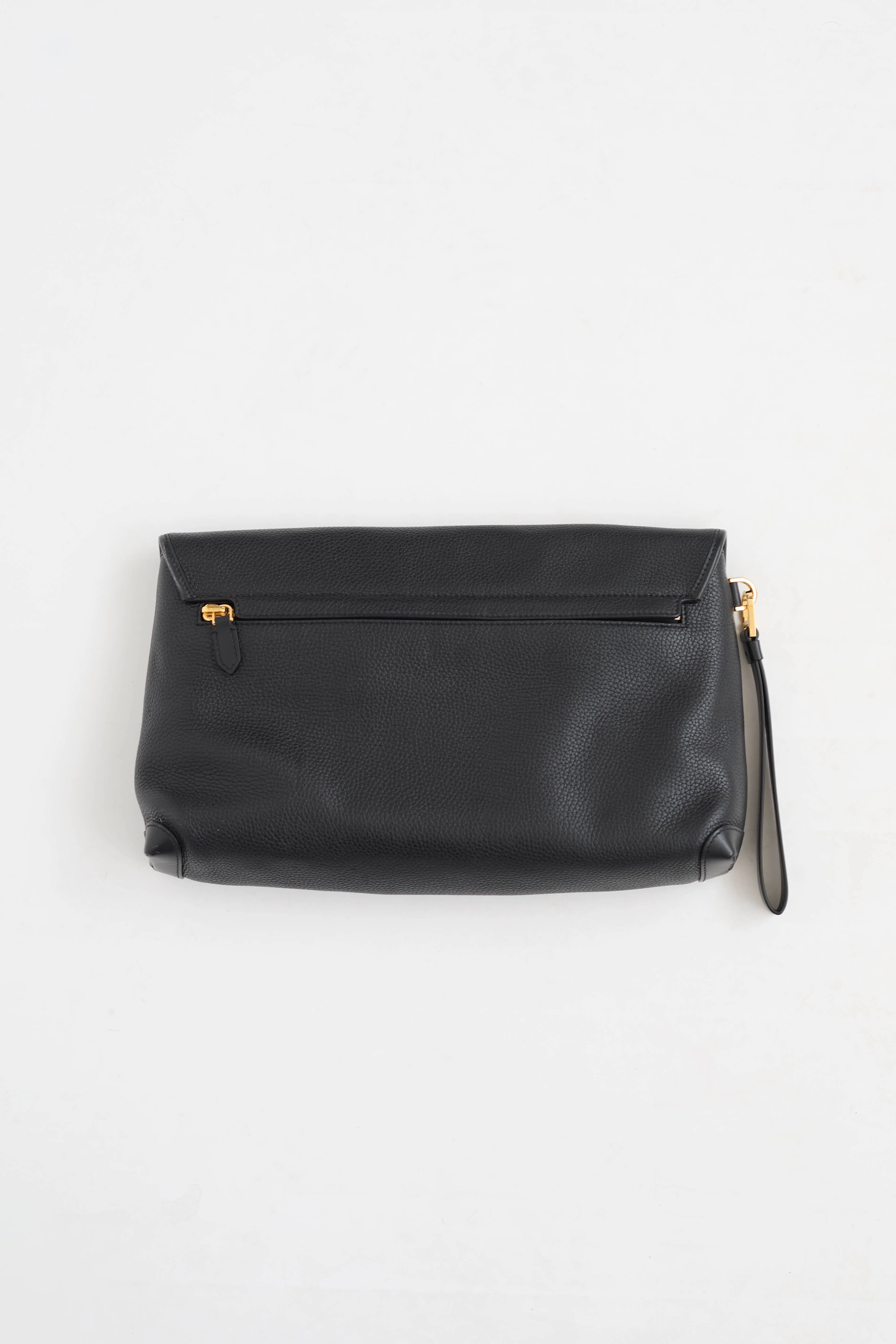 Leather Fold Over Clutch sold by VSP Consignment product image thumbnail 2