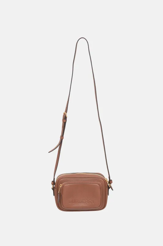 Leather Logo Camera Bag sold by VSP Consignment