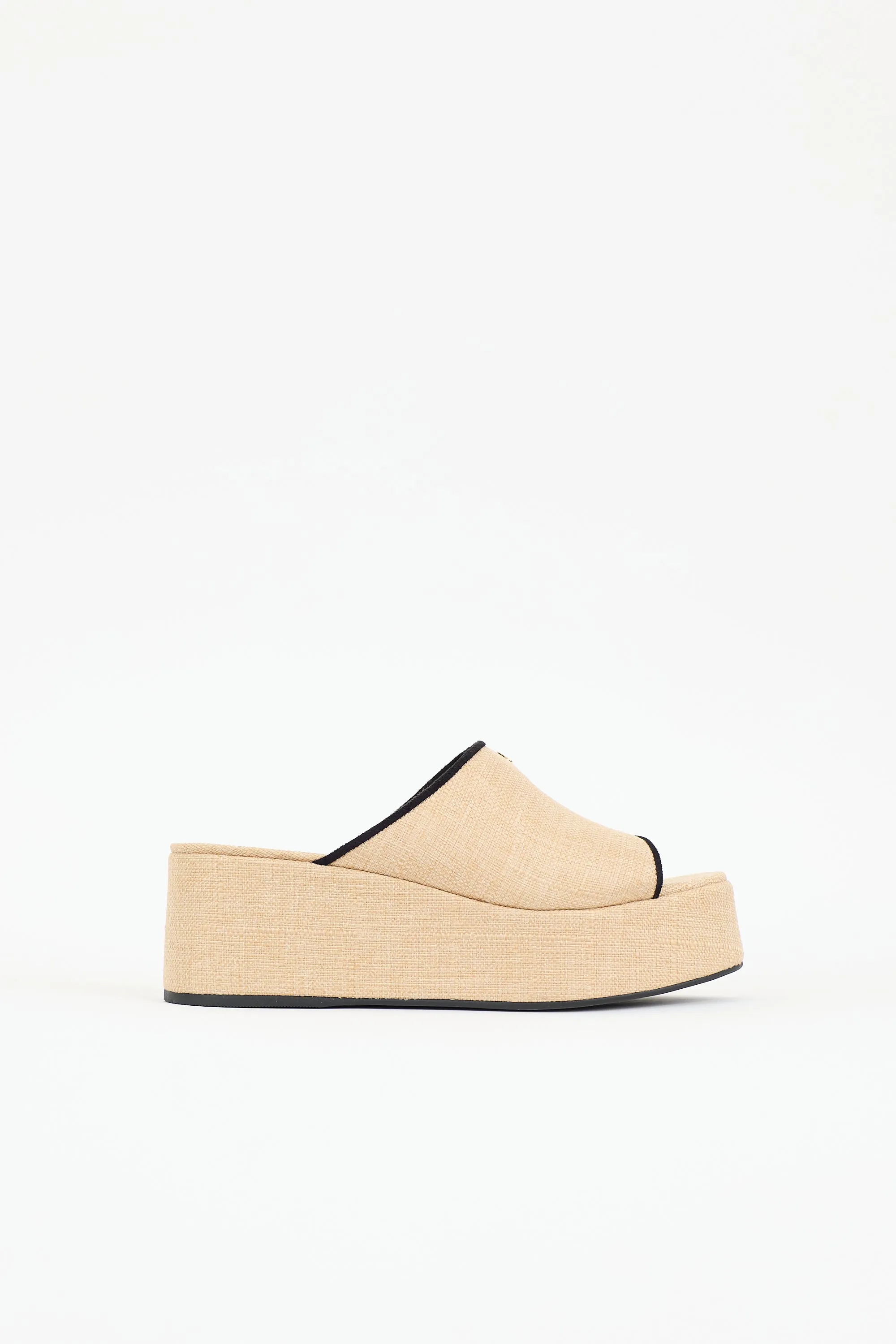 Raffia Charli Mule sold by VSP Consignment