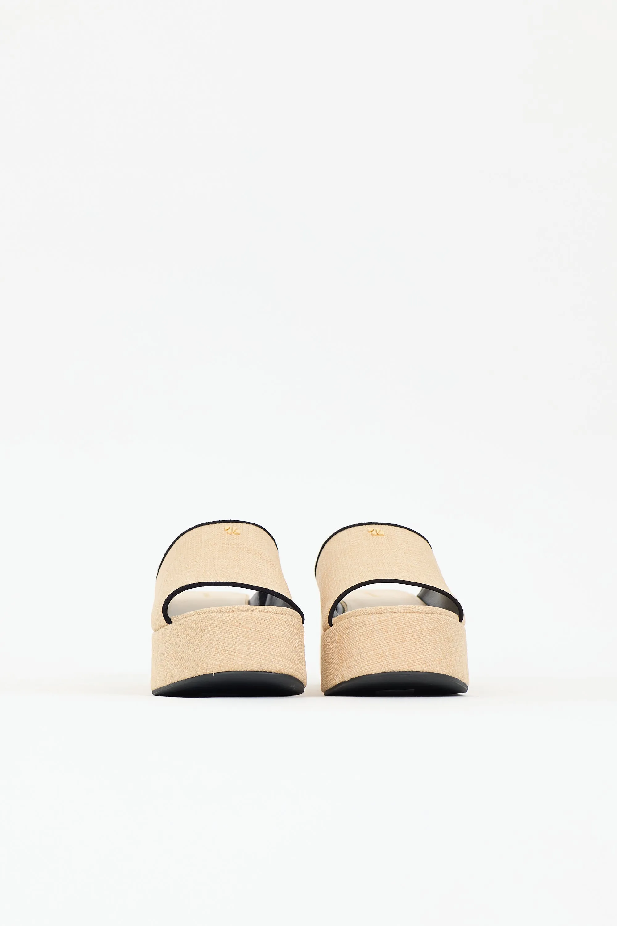 Raffia Charli Mule sold by VSP Consignment product image thumbnail 3