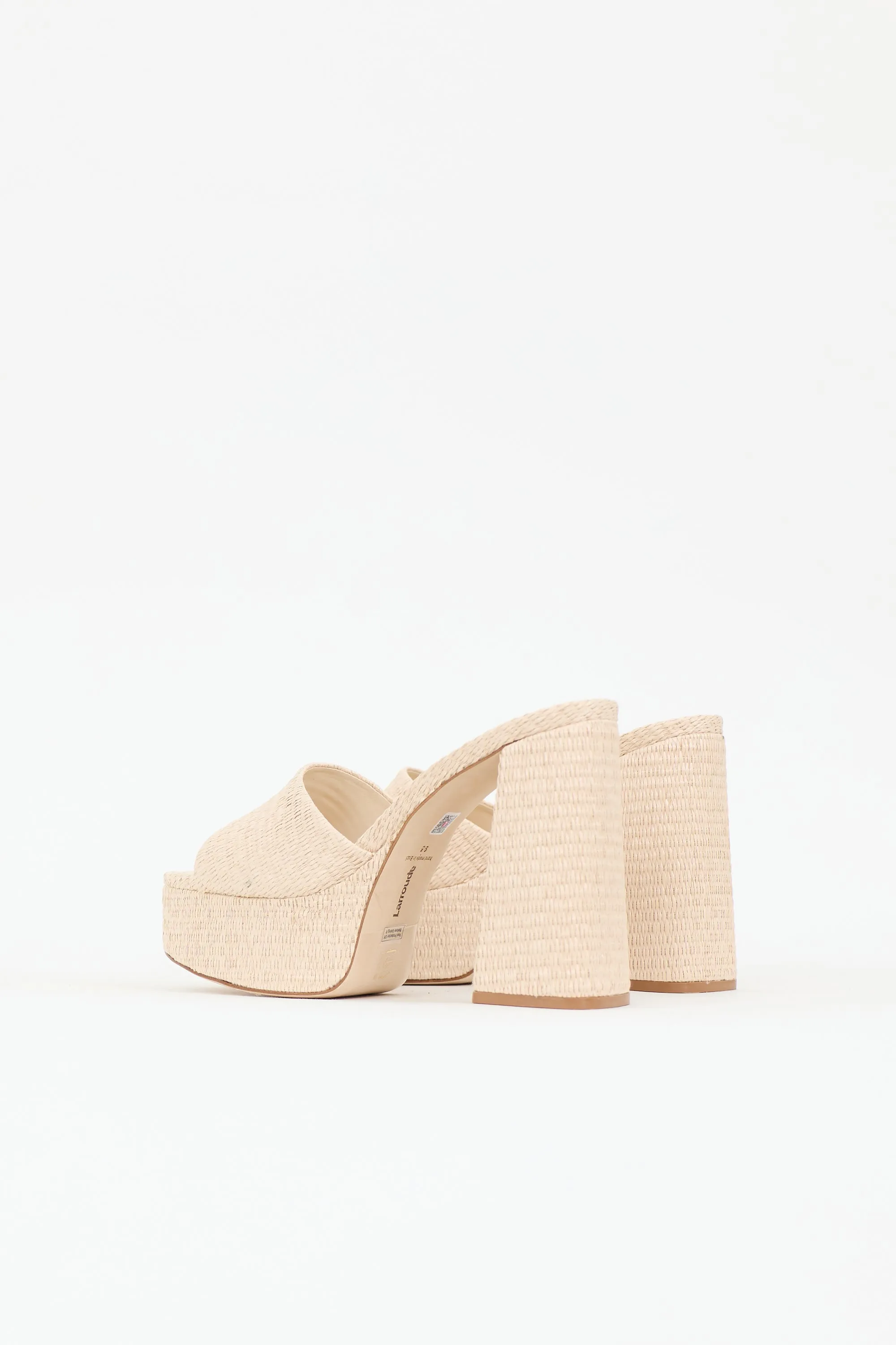 Raffia Dolly Mule sold by VSP Consignment product image thumbnail 4