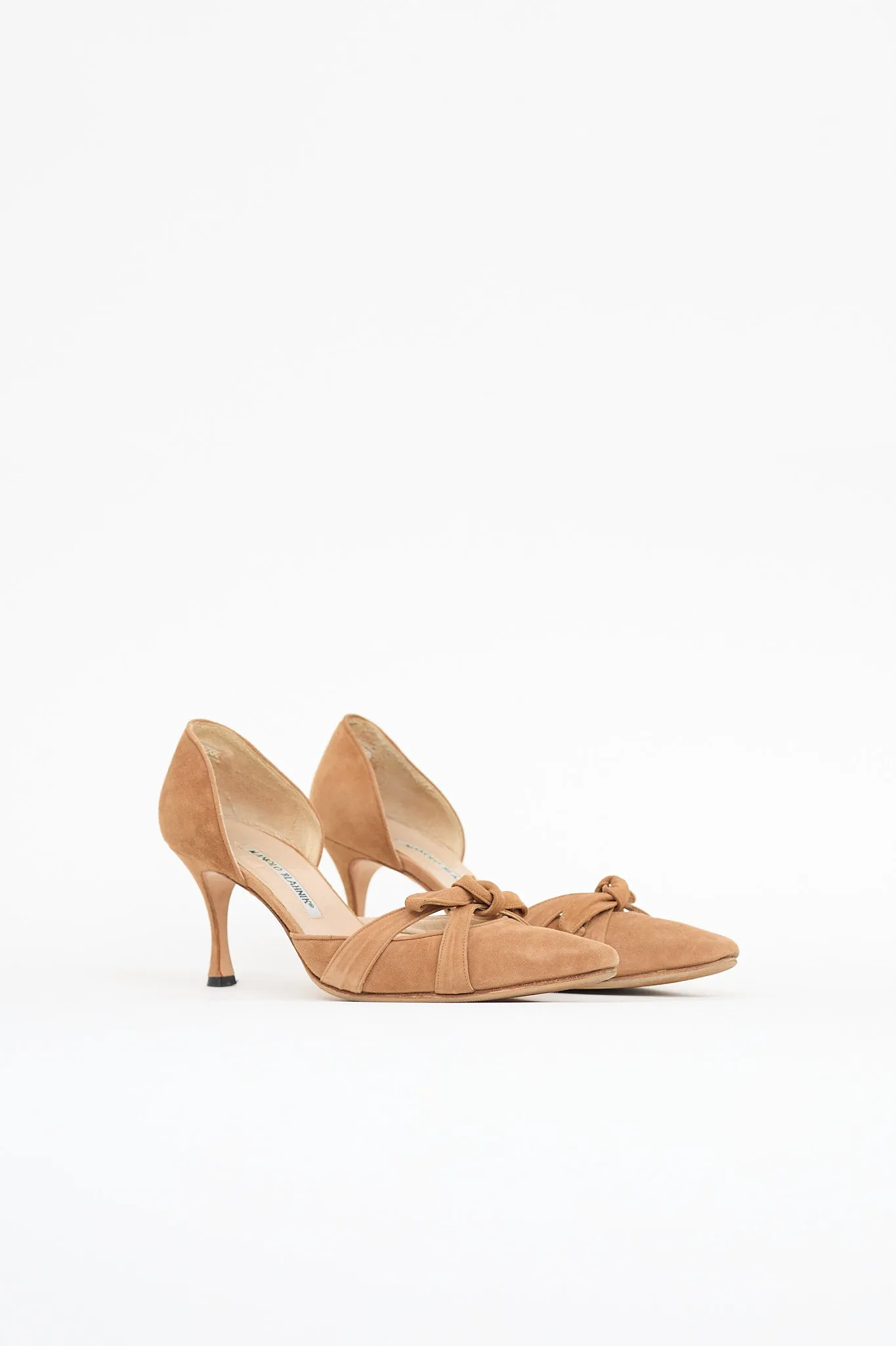 Knot Suede Pump sold by VSP Consignment product image thumbnail 2