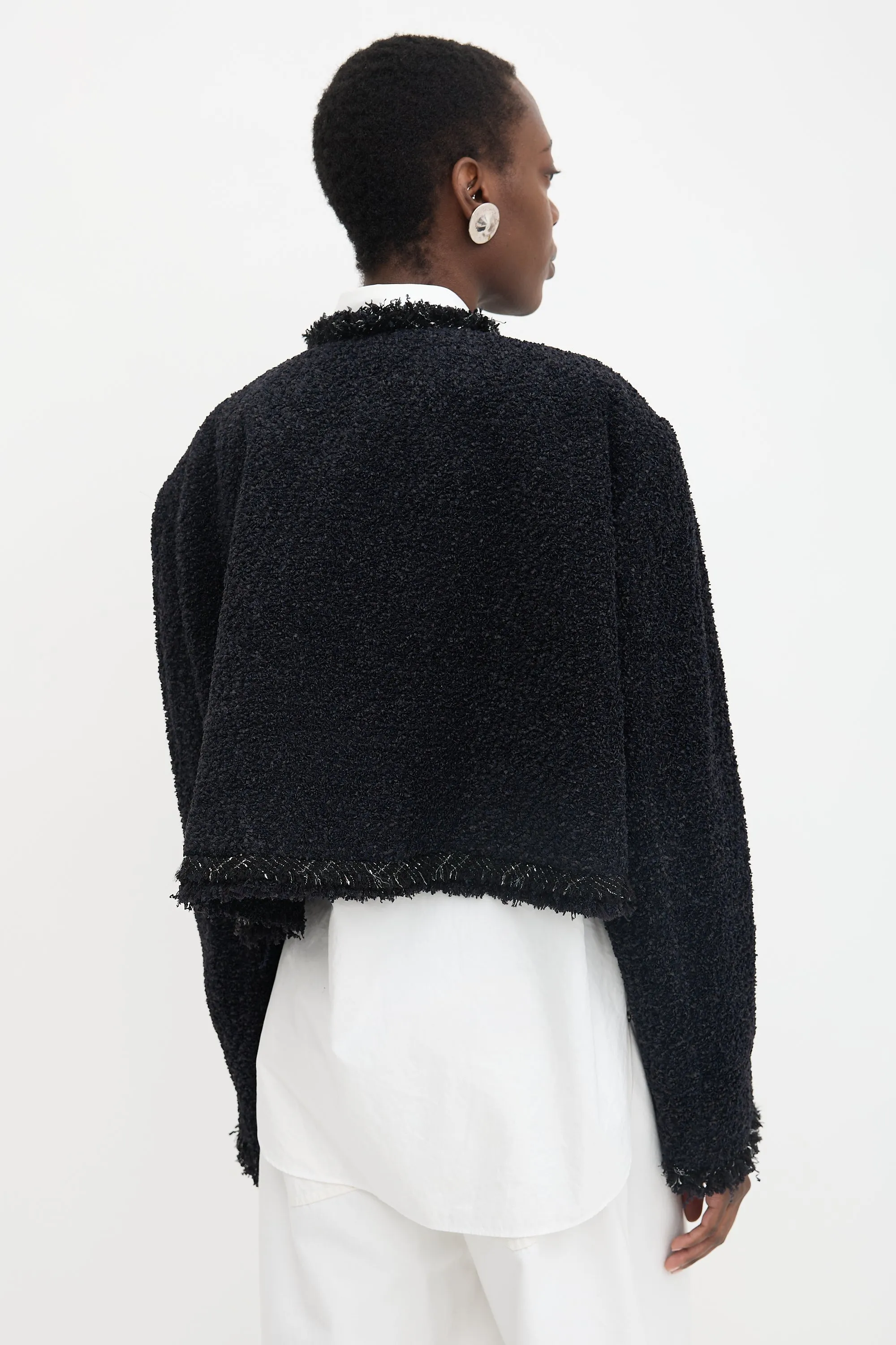 Tweed Cropped Jacket sold by VSP Consignment product image thumbnail 4