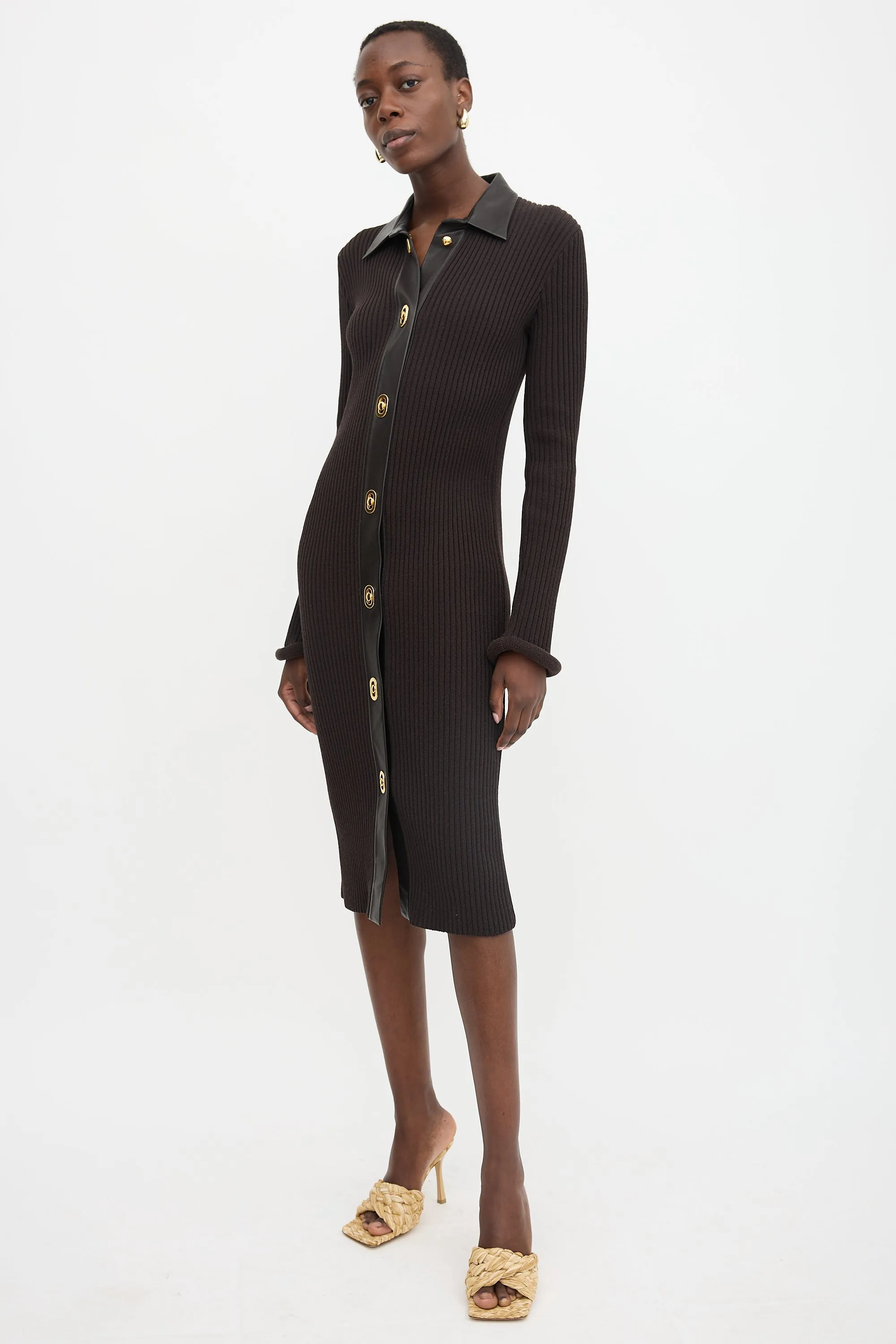 Pre-Fall 2020 Wool Ribbed Dress sold by VSP Consignment product image thumbnail 3