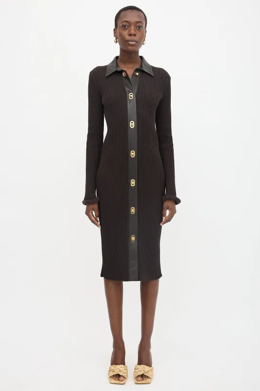 Pre-Fall 2020 Wool Ribbed Dress made by Bottega Veneta