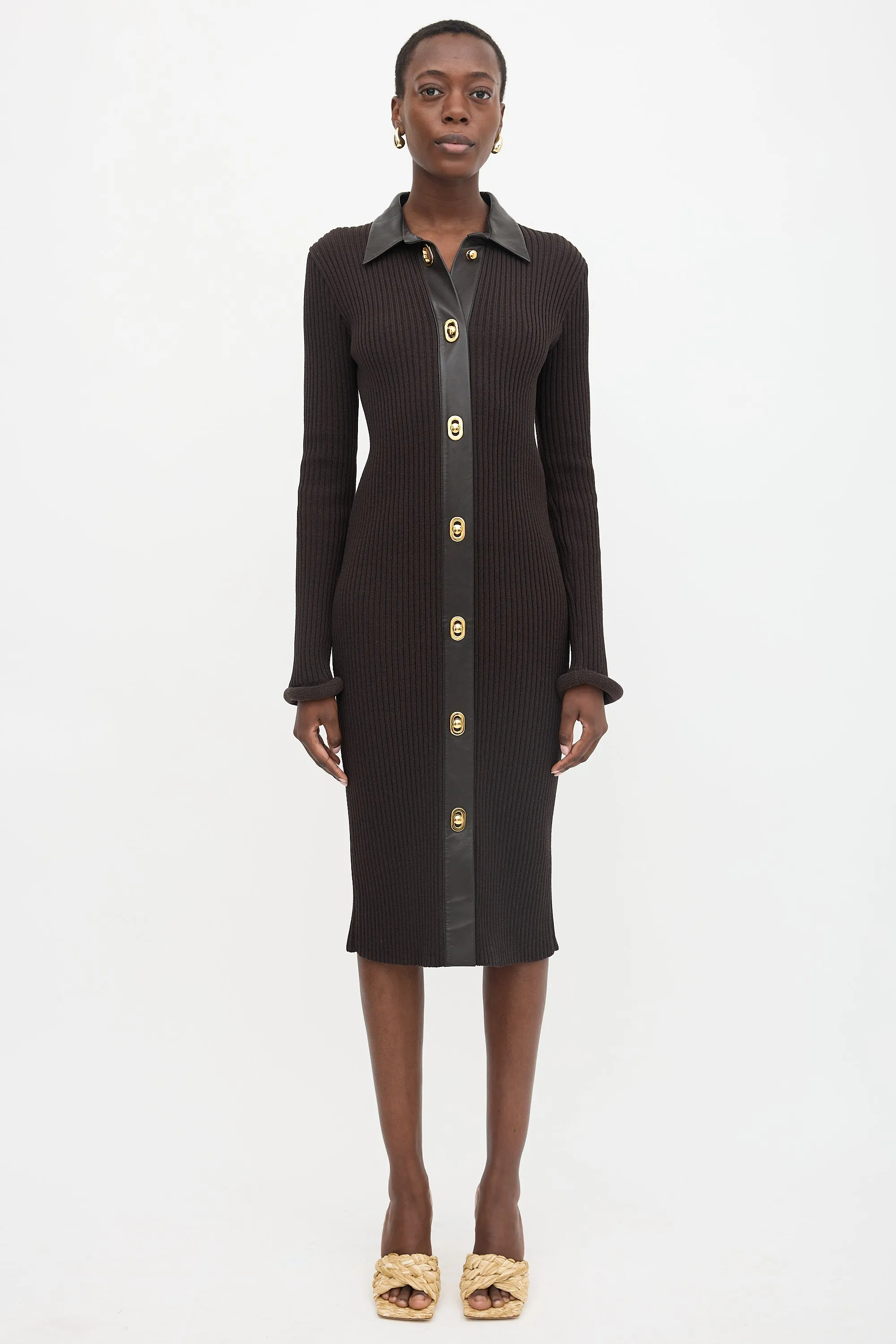 Pre-Fall 2020 Wool Ribbed Dress sold by VSP Consignment