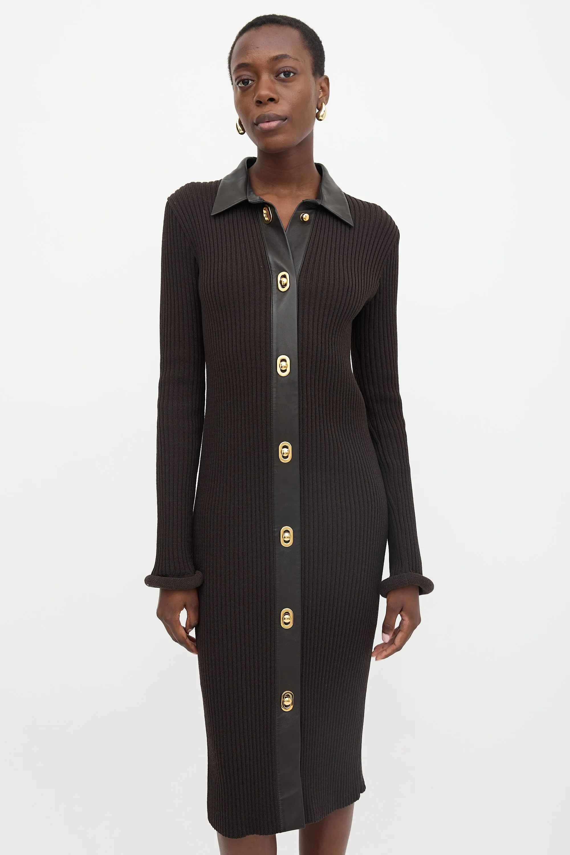 Pre-Fall 2020 Wool Ribbed Dress sold by VSP Consignment product image thumbnail 2