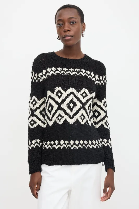 Wool Fair Isle Sweater sold by VSP Consignment