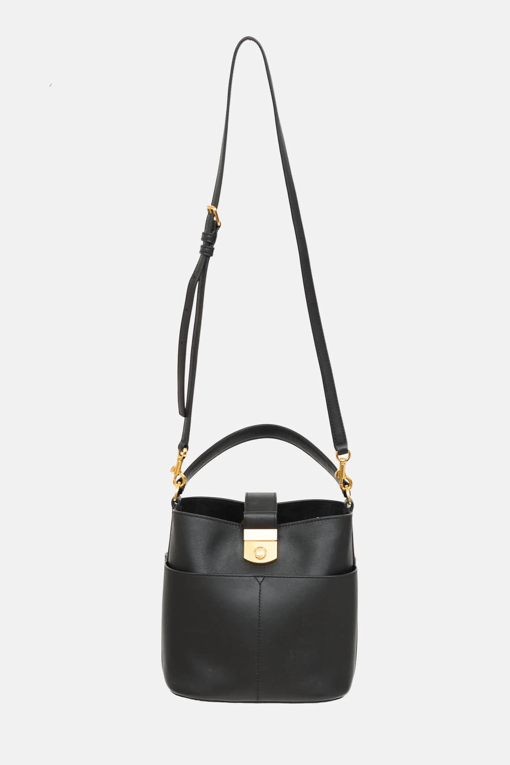 Crest Lock Bucket Bag sold by VSP Consignment product image thumbnail 3