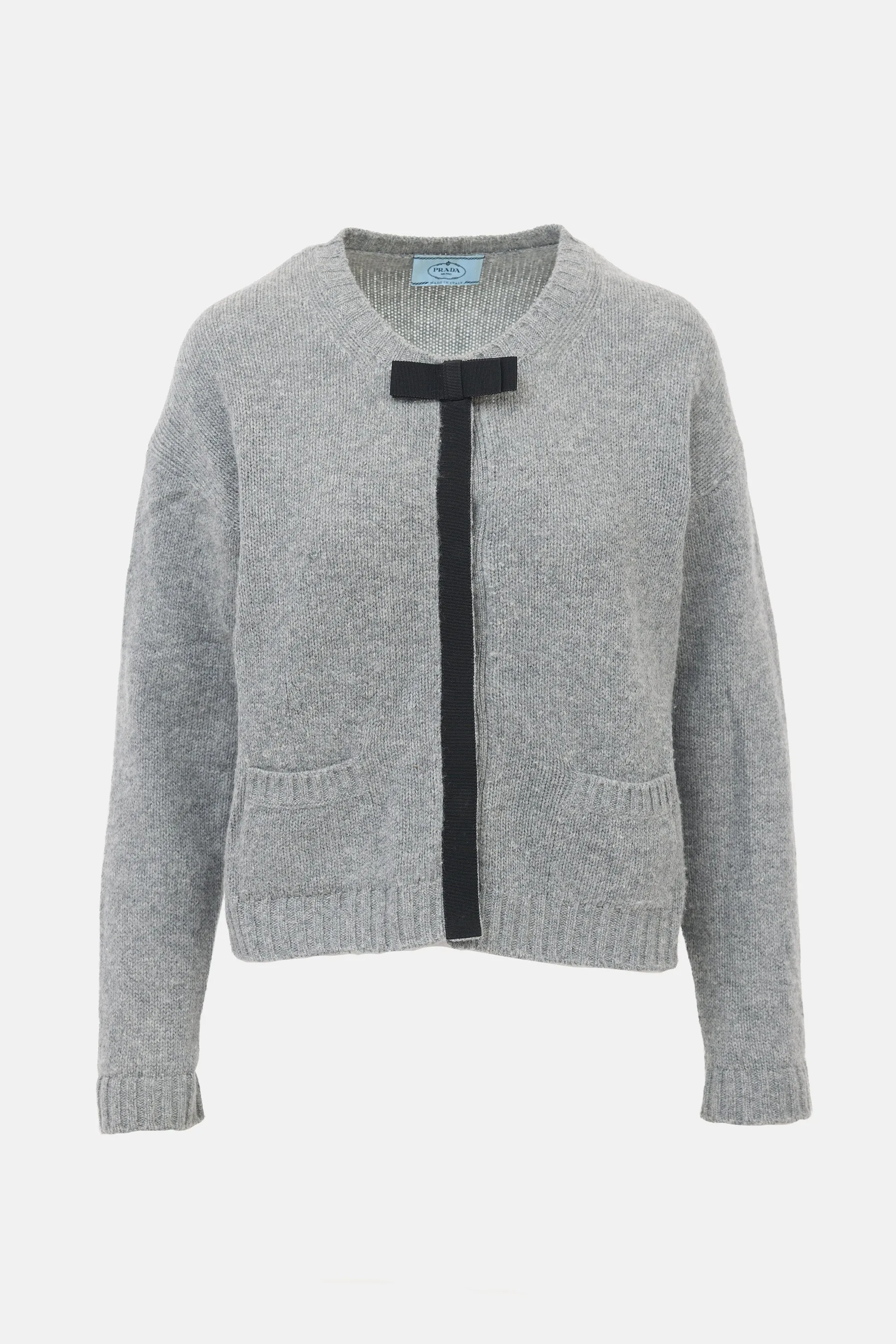 Grosgrain Bow Cardigan sold by VSP Consignment
