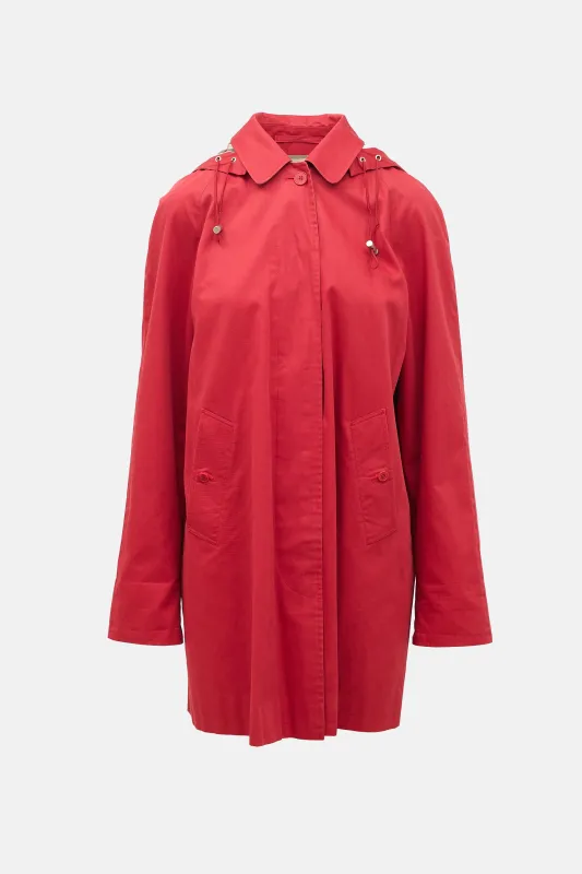 Concealed Button Jacket made by Burberry