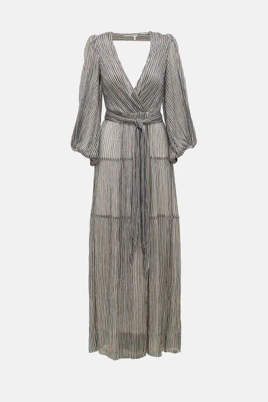 Metallic Maddie Maxi Dress made by ba&sh