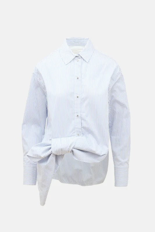 Striped Knot Shirt made by Victoria Beckham