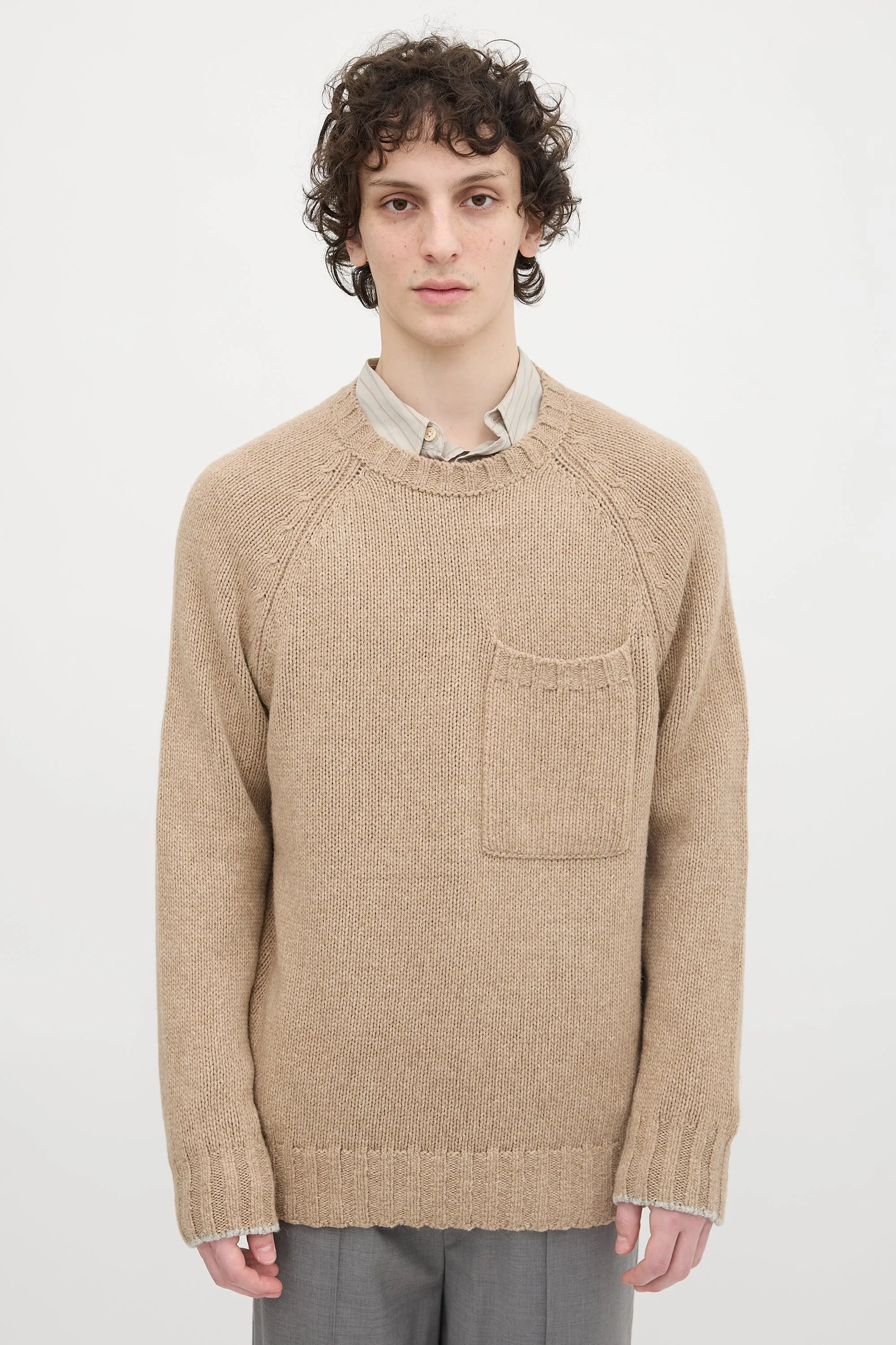 Wool Pocket Sweater sold by VSP Consignment