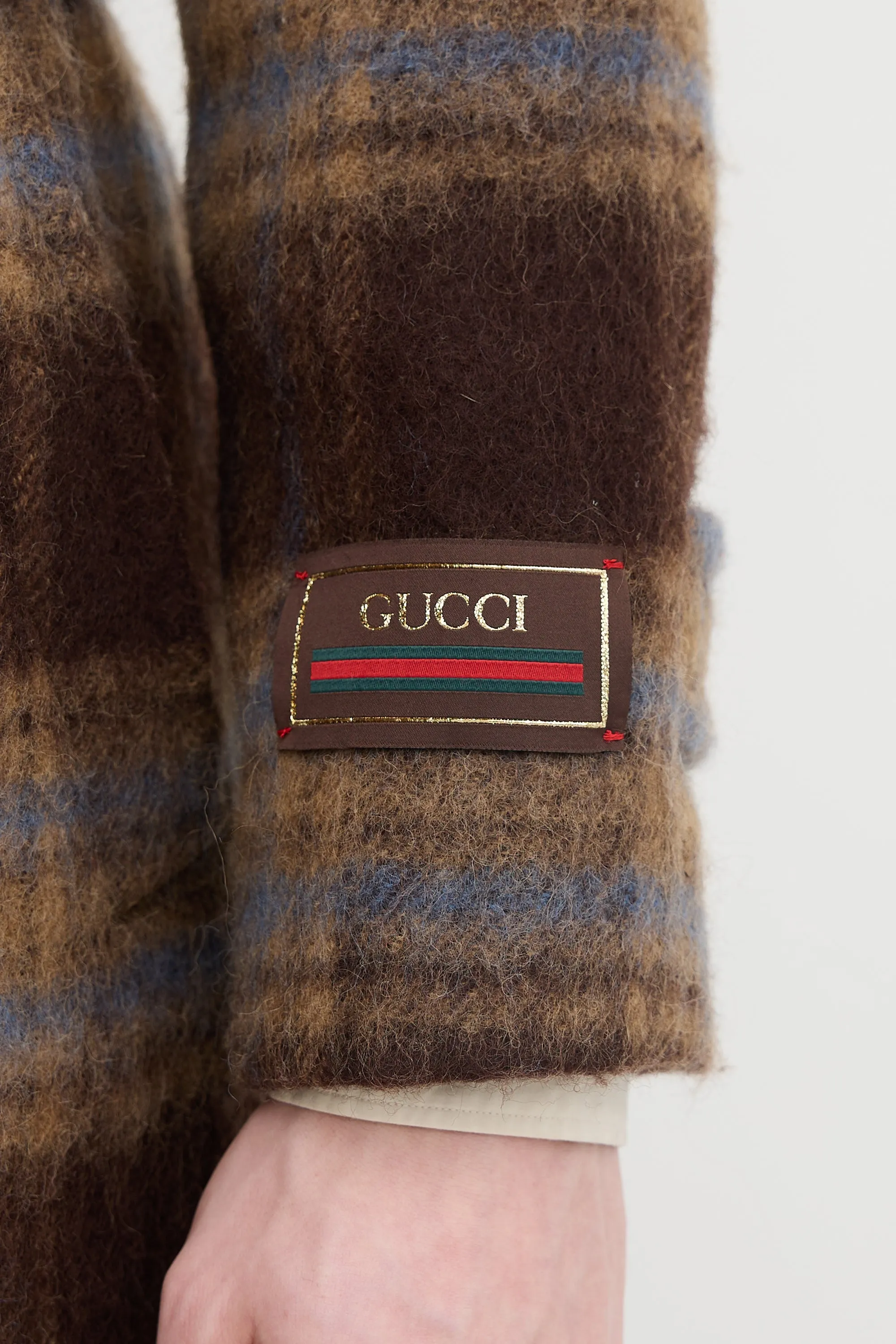 Wool Plaid Belted Coat sold by VSP Consignment product image thumbnail 5