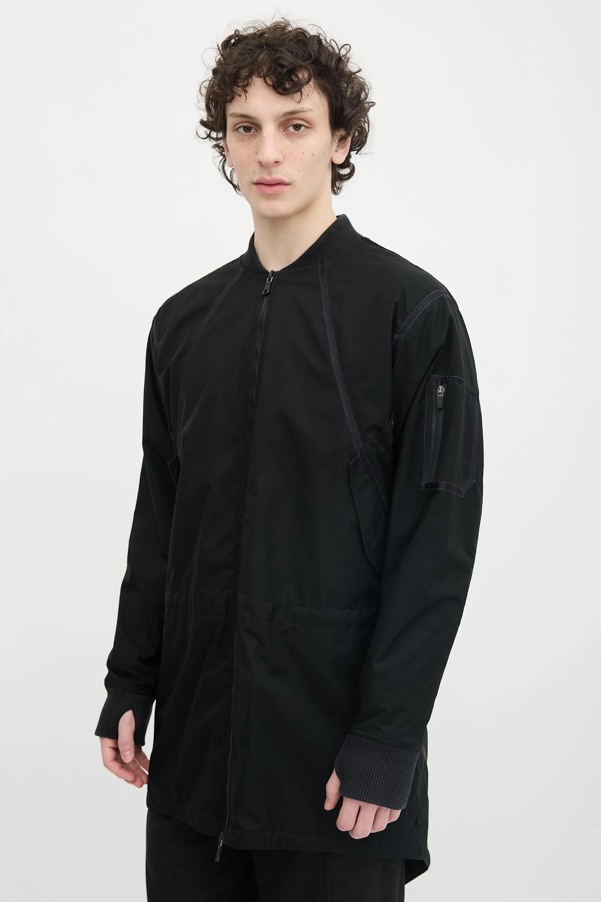 Long Bomber Jacket sold by VSP Consignment product image thumbnail 3