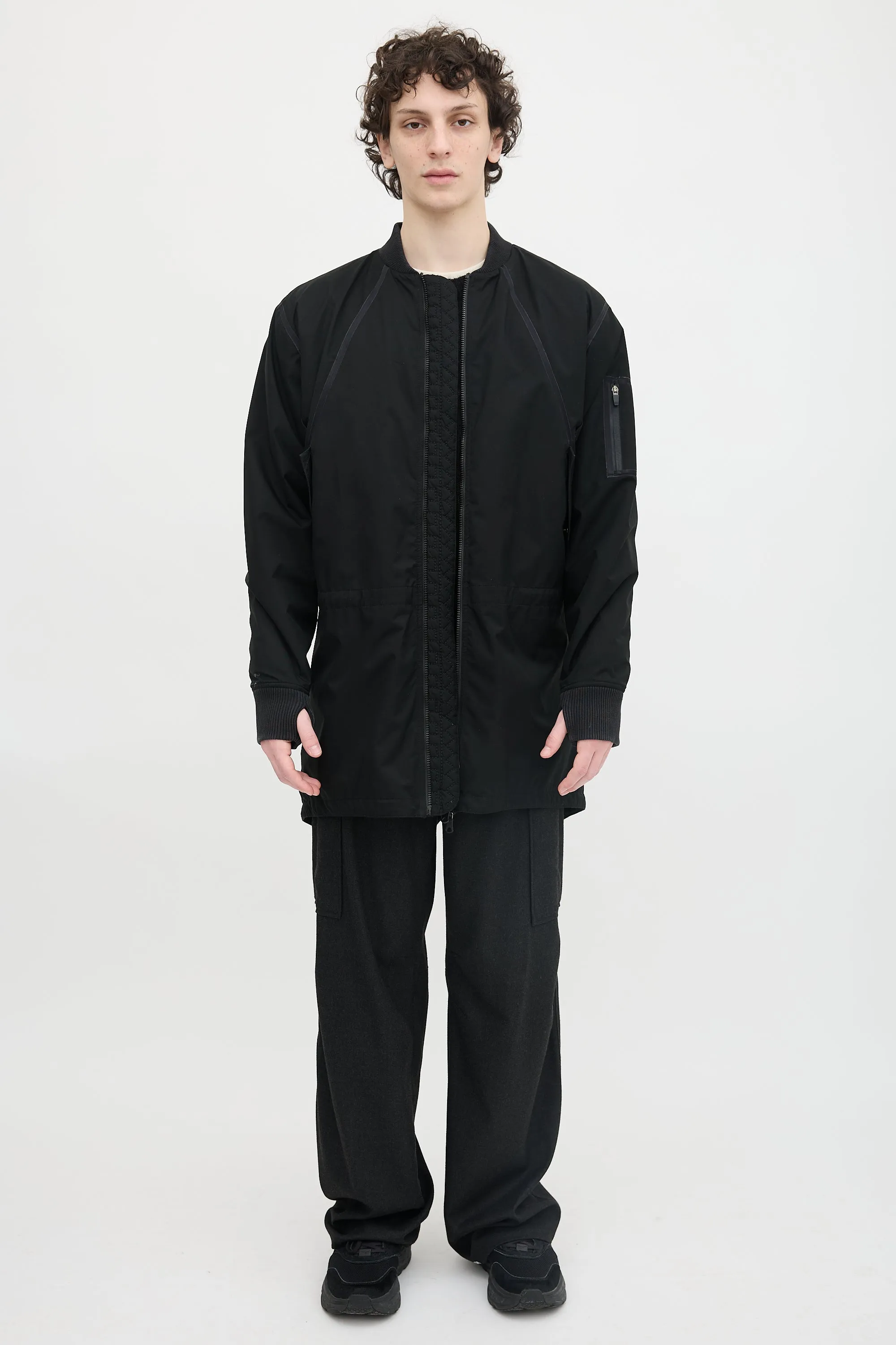 Long Bomber Jacket sold by VSP Consignment product image thumbnail 2