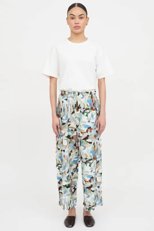 Crush Wide Leg Pant made by Issey Miyake