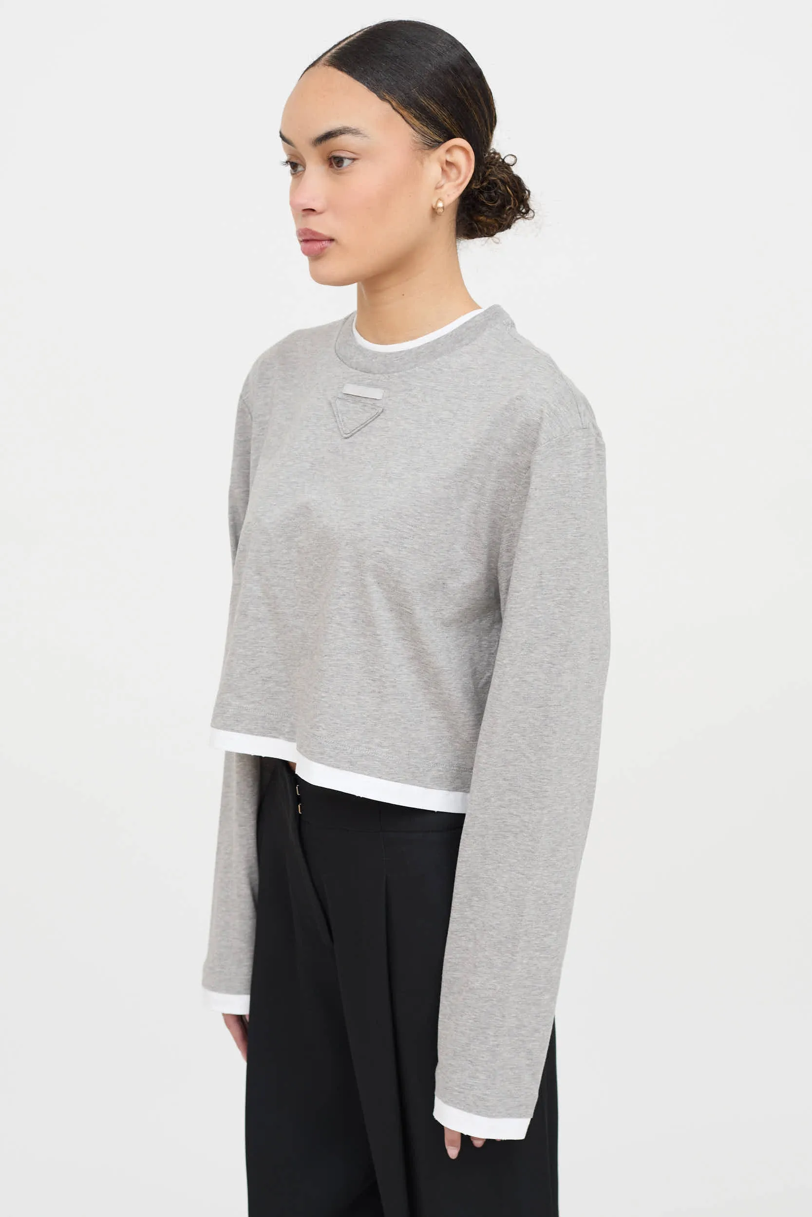 Layered Jersey Top sold by VSP Consignment product image thumbnail 3