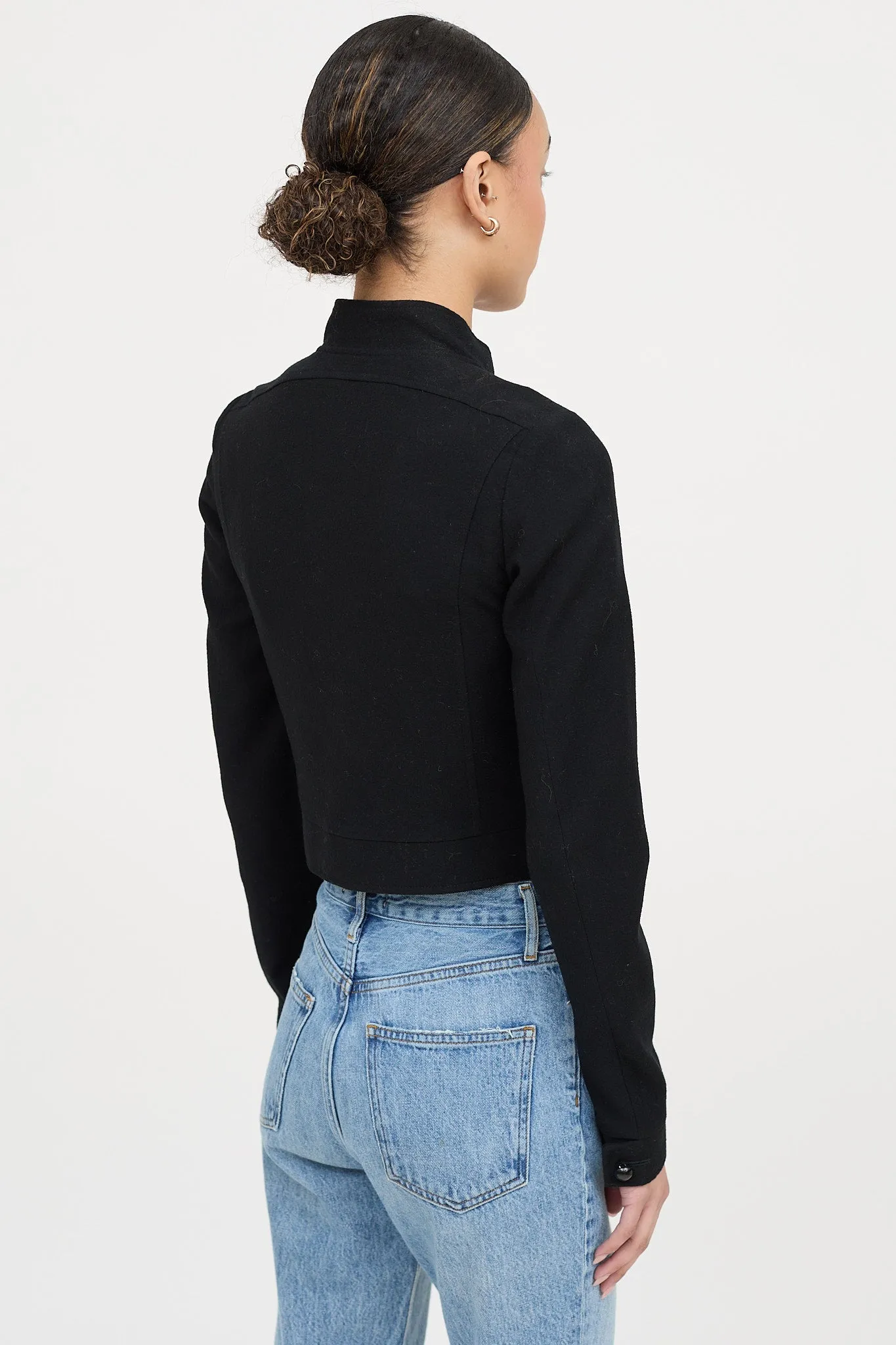 Wool Cropped Jacket sold by VSP Consignment product image thumbnail 5