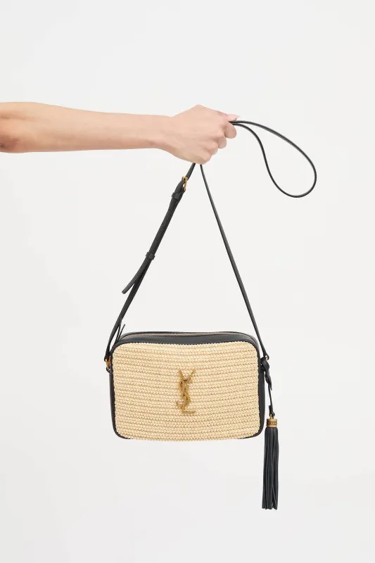 Raffia Lou Camera Bag sold by VSP Consignment