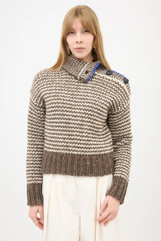 Wool Striped Sweater made by Bottega Veneta
