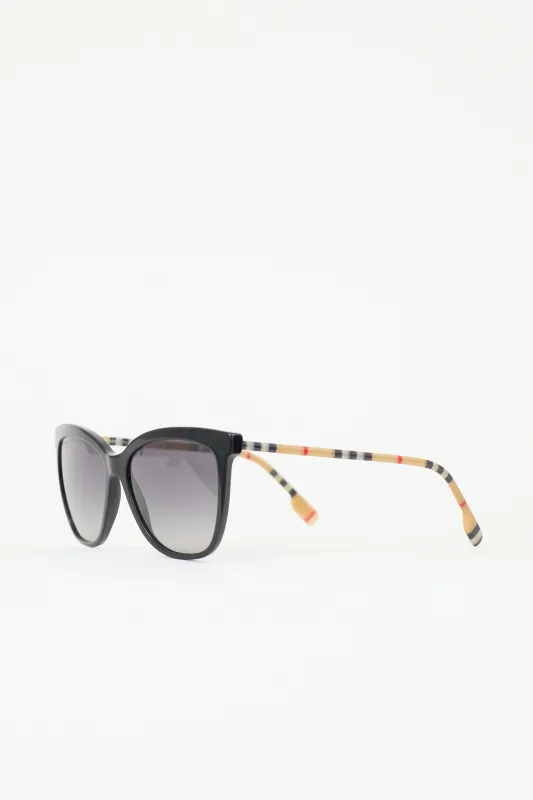 BE4308 Clare Nova Check Sunglasses made by Burberry
