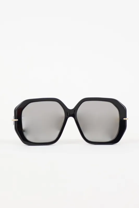 FE40173F Oversized Sunglasses made by Fendi