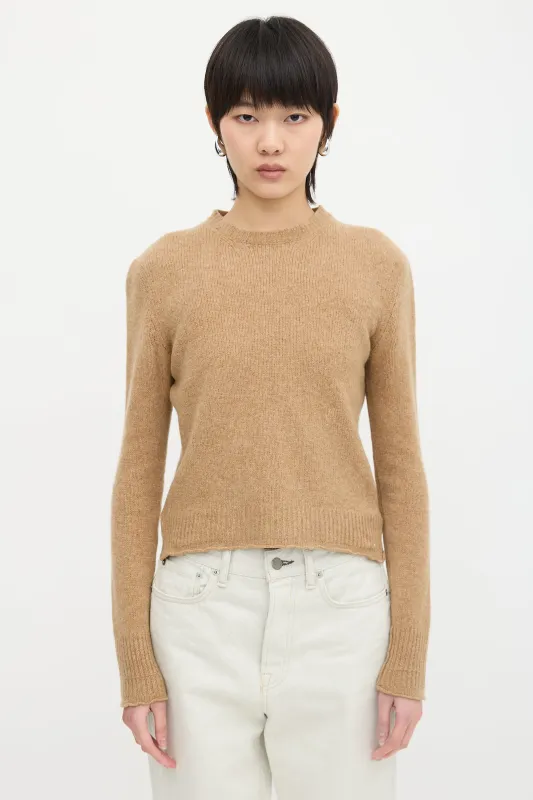 Cashmere Triomphe Embroidered Sweater made by Celine
