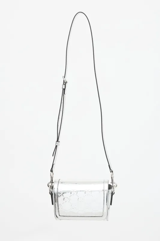 GG Metallic Leather Mini Crossbody Bag made by Gucci