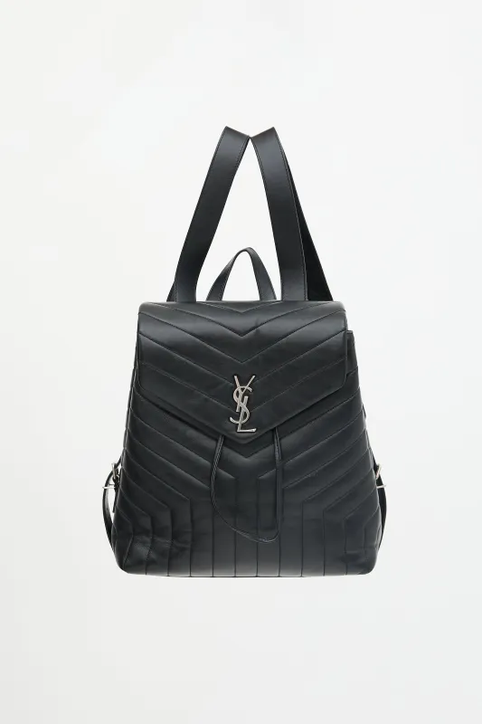 2017 Quilted Leather Loulou Backpack made by Yves Saint Laurent