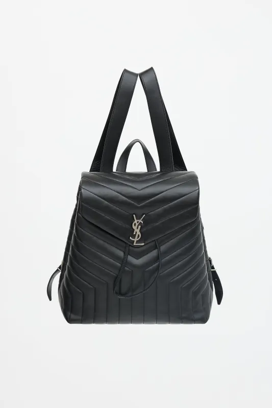 2017 Quilted Leather Loulou Backpack made by Yves Saint Laurent