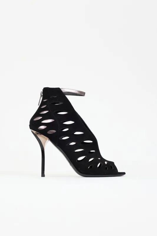 Suede Drift Cut Out Bootie made by Jimmy Choo