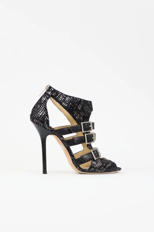 Leather Mercy Sandal made by Jimmy Choo
