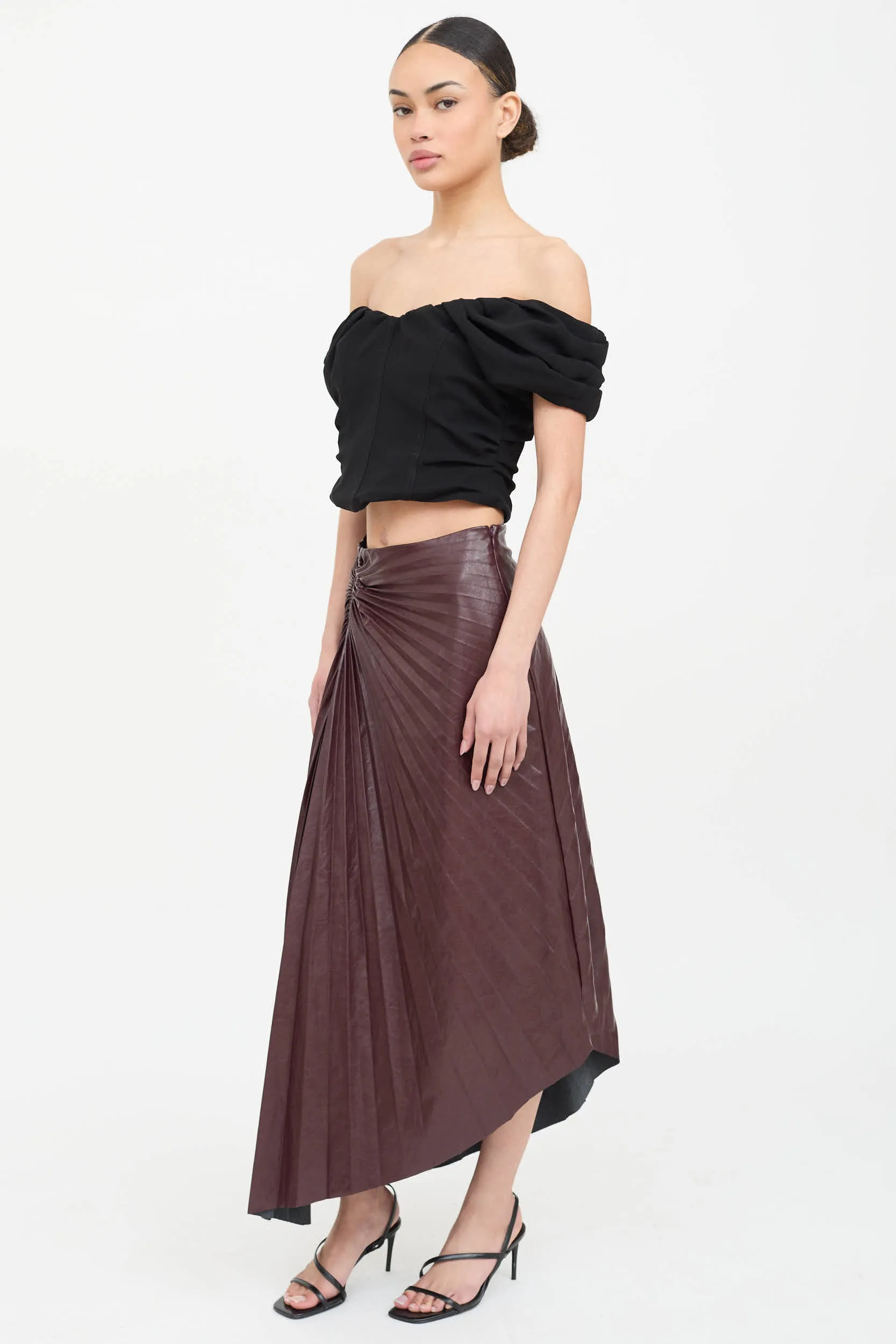 Faux Leather Tracy Skirt sold by VSP Consignment product image thumbnail 5