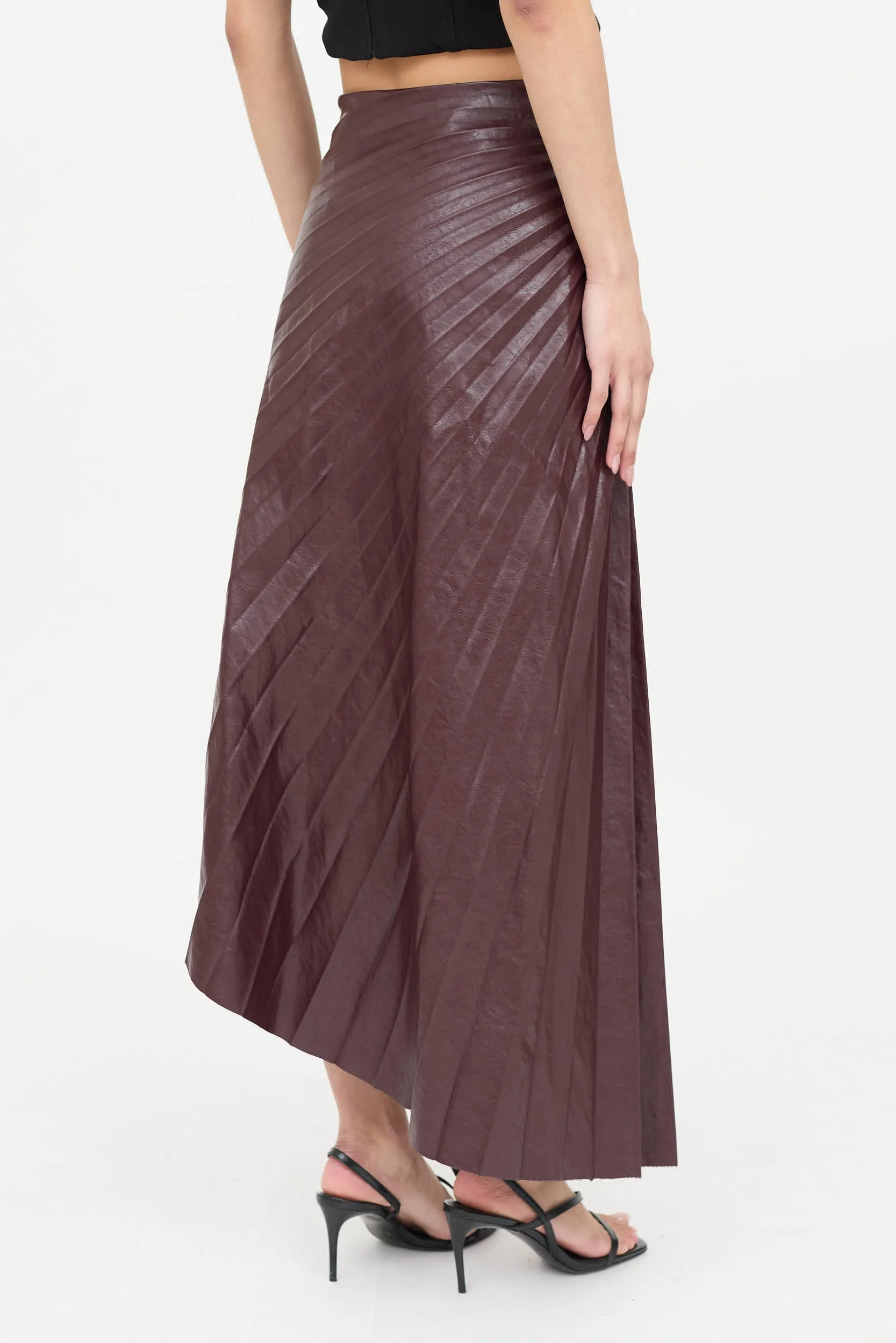 Faux Leather Tracy Skirt sold by VSP Consignment product image thumbnail 4