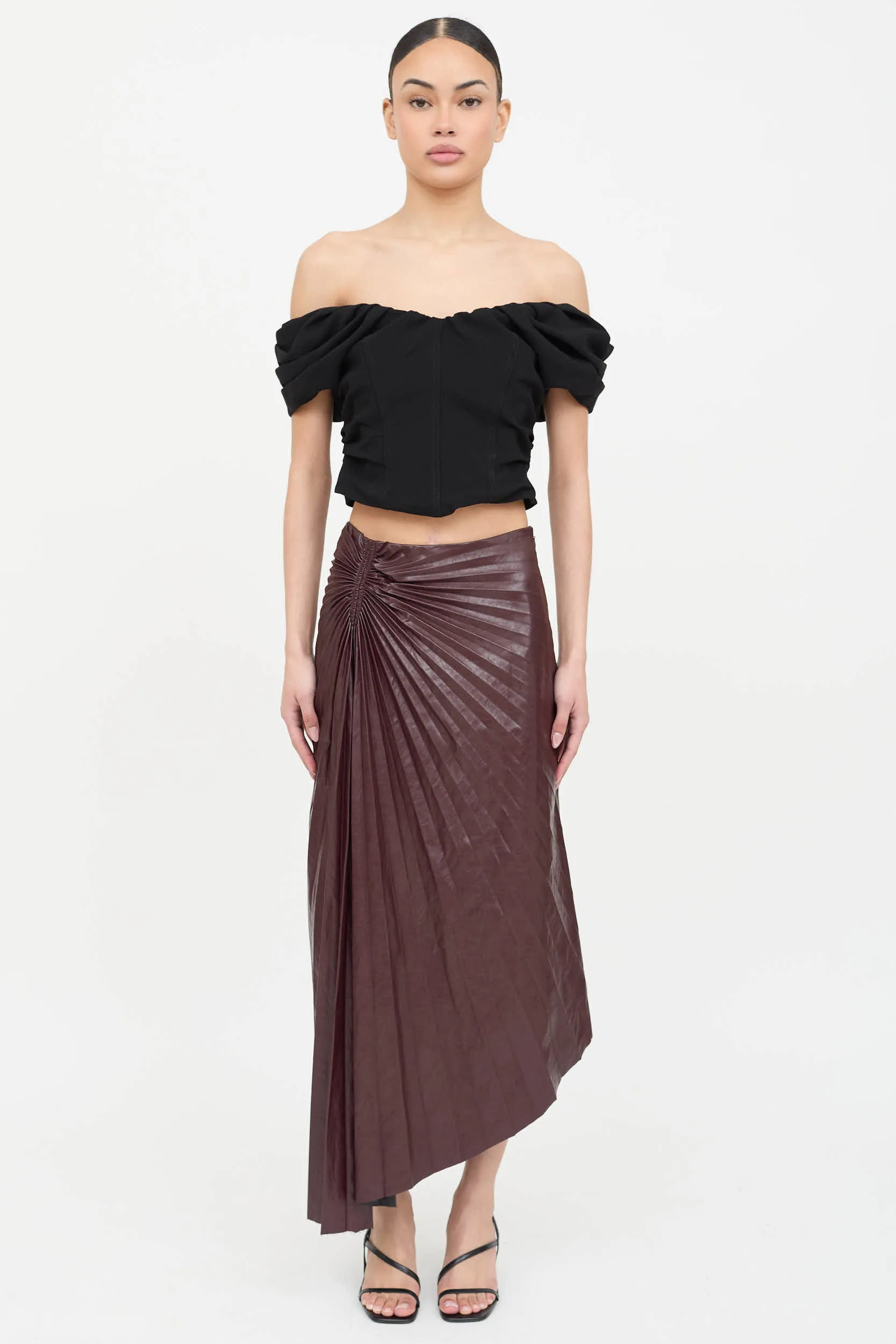 Faux Leather Tracy Skirt sold by VSP Consignment product image thumbnail 2