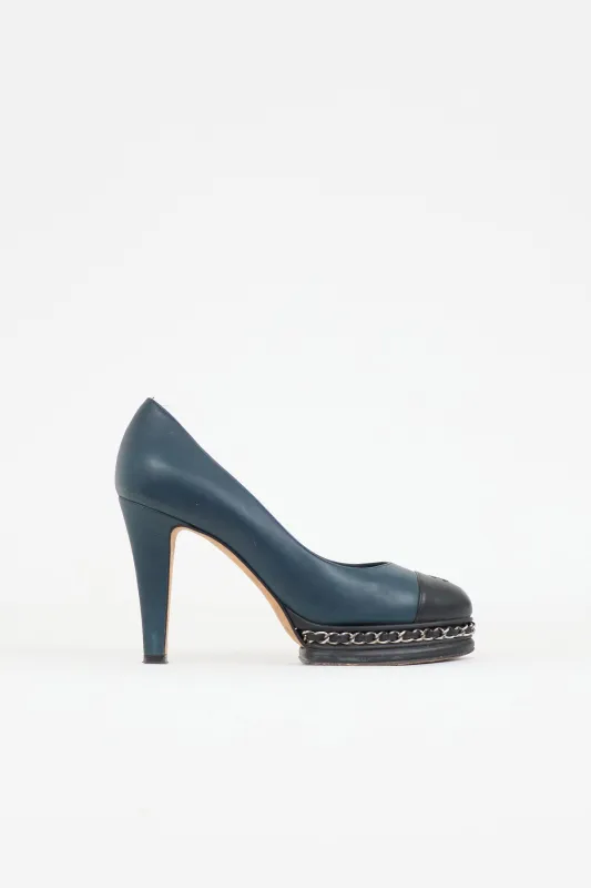 Spring 2013 Leather CC Pump made by Chanel