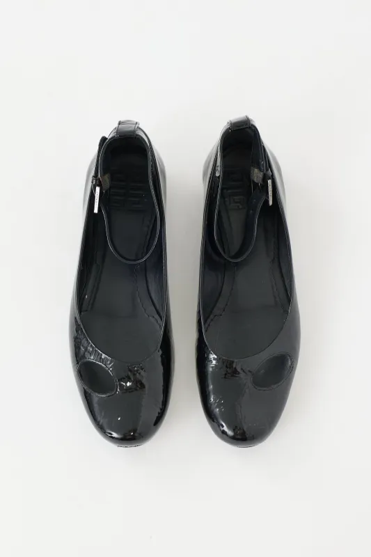 Patent Cutout Flat made by Givenchy
