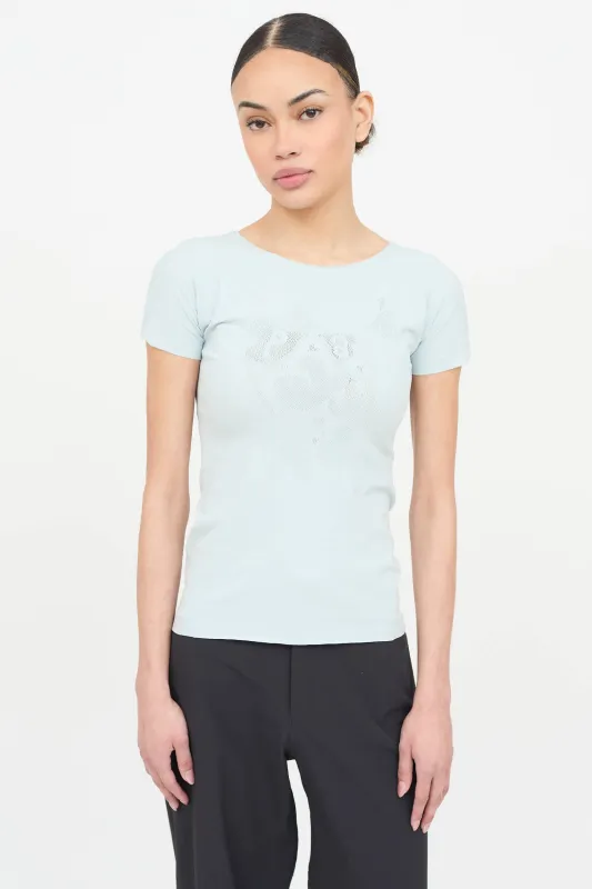 Sport Nylon Logo Short Sleeve Top made by Prada