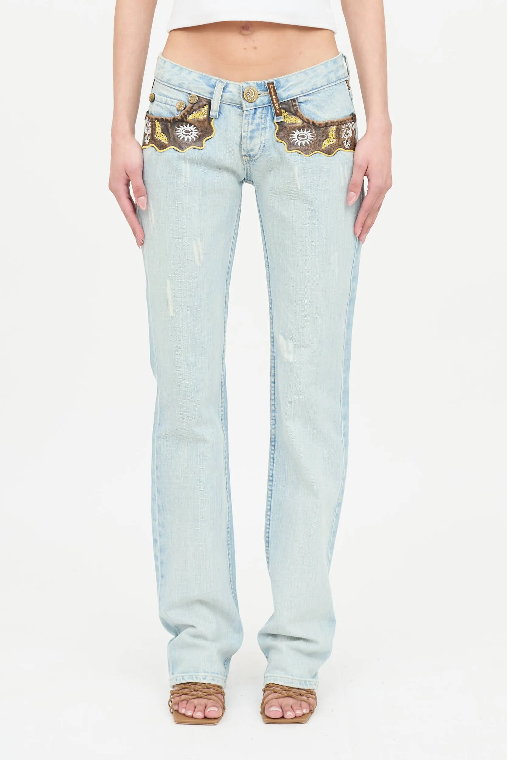 2000s Low Rise Embellished Jeans sold by VSP Consignment